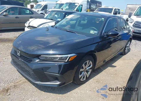 2022 Honda Civic Lx z USA, uszkodzony, nr VIN 2HGFE2F25NH544384